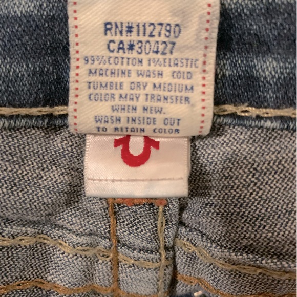 Women’s True Religion Skinny Leg Jeans. Size 28 - Picture 4 of 4